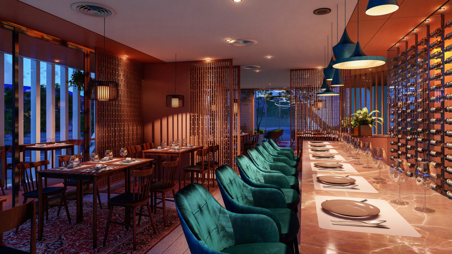 THE CELLAR: Restaurant Bistro Interior architecture by MAP Design