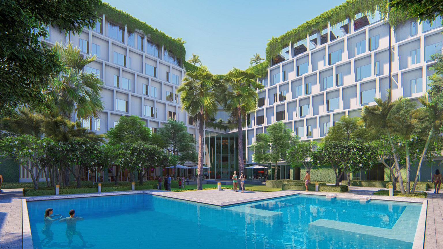 THE ATRIUM HOTEL : Architecture by MAP Design I Architect